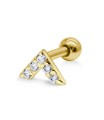 V Shaped Ear Piercing TIP-2703